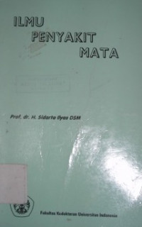 Image of Ilmu Penyakit Mata