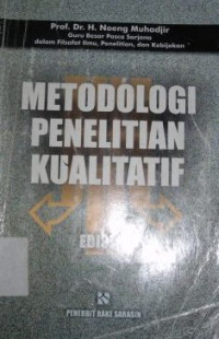 Image of Metodologi Penelitian Kualitatif