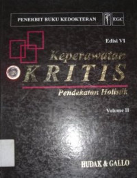 Image of Keperawatan Kritis : Pendekatan Holistik. Vol. 2